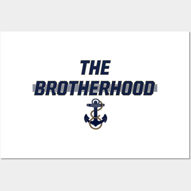 Navy Brotherhood Wall Art by StadiumSquad